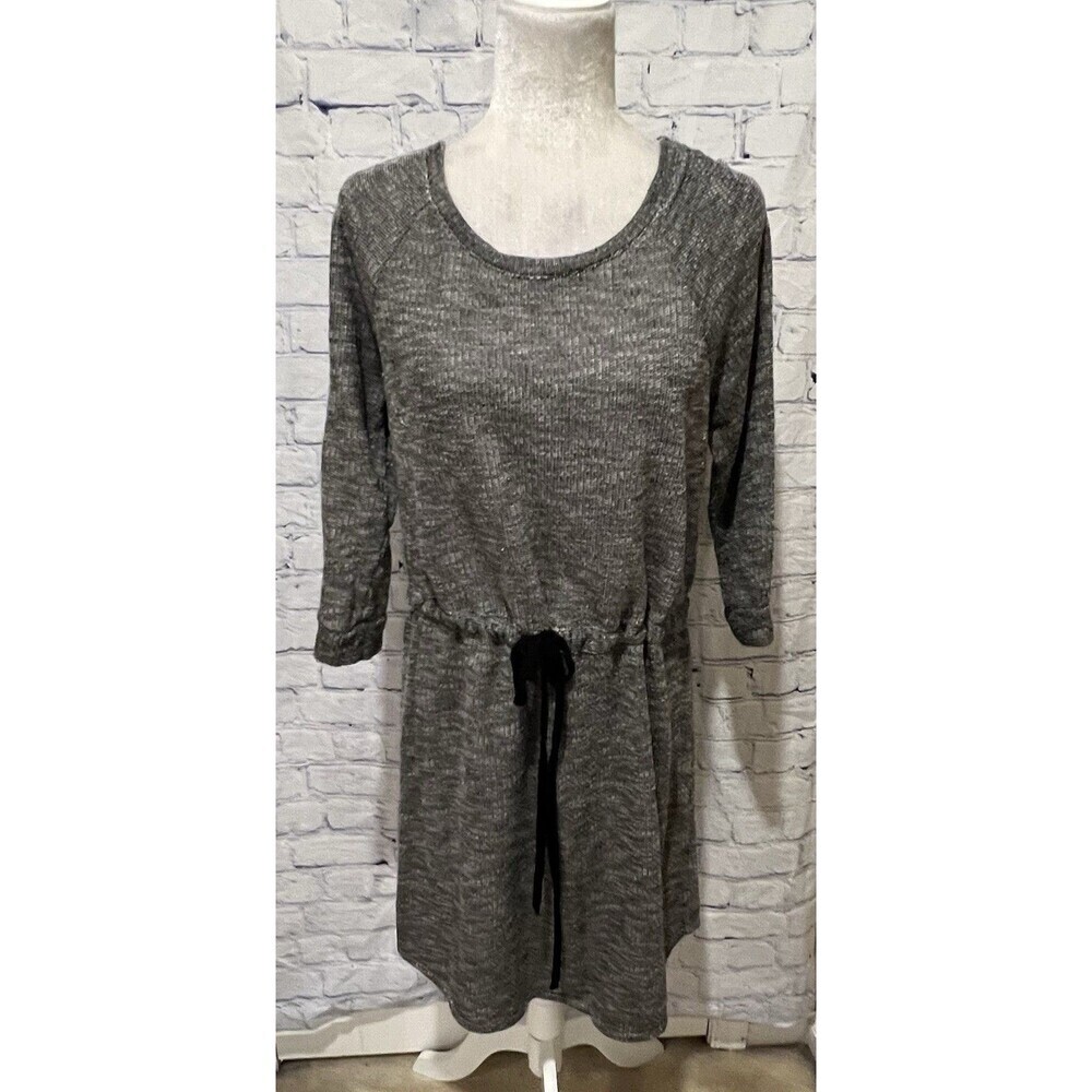 Women’s AB studio Long sleeve lightweight Belted dress Size Large